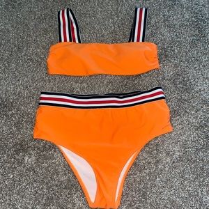 Orange bikini